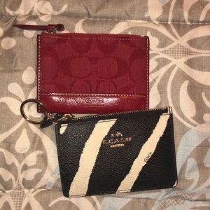 2 Coach Coin Purses